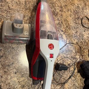 Hoover Handheld Vacuum Cleaner Red and Gray